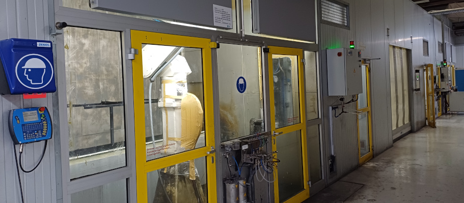 3D-Roboter-Lackieranlage UV-Hochglanz